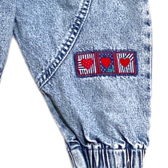 Vintage Little Levi's Acid Washed Denim Romper - Picture 5 of 15